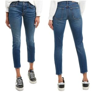 NWT Grlfrnd Yasmin Joan Jett Crop Jeans Size 24